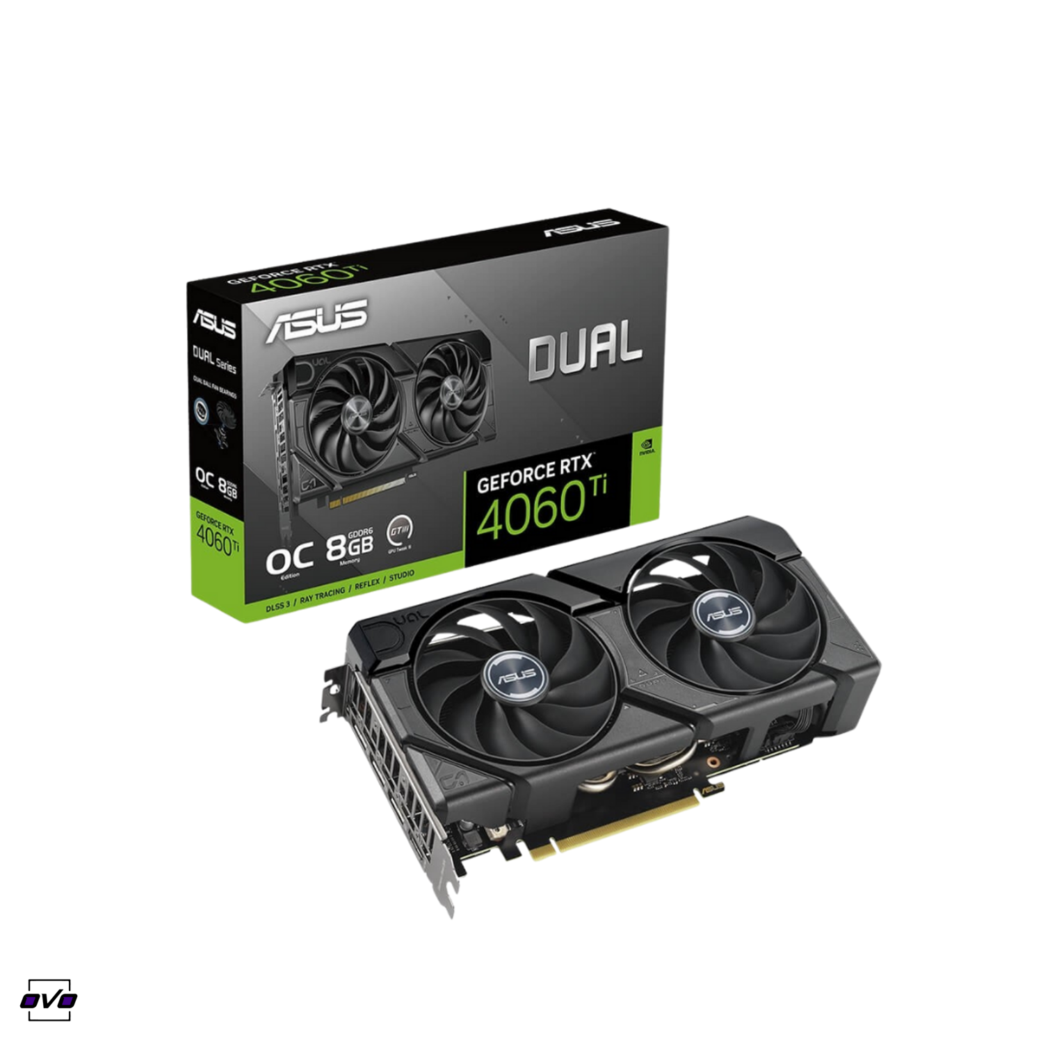 کارت گرافیک ایسوس Dual RTX 4060 Ti EVO OC 8GB1275
